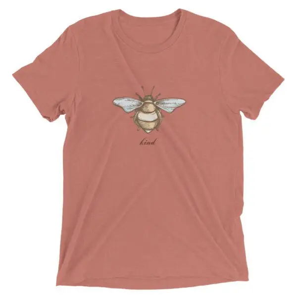 Bee Kind Vintage Bee Illustration Short sleeve t-shirt - Image 4