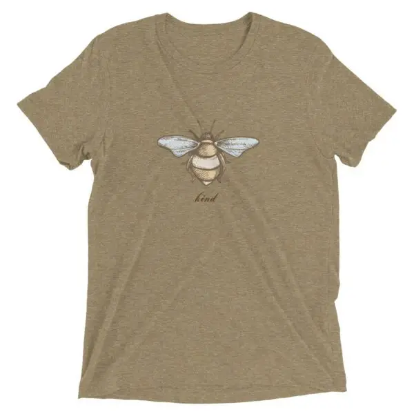 Bee Kind Vintage Bee Illustration Short sleeve t-shirt - Image 3
