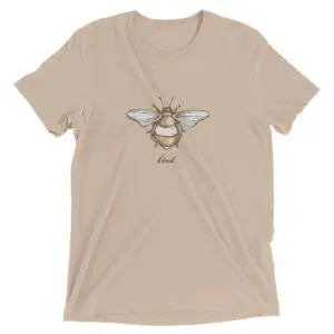 Bee Kind Vintage Bee Illustration Short sleeve t-shirt