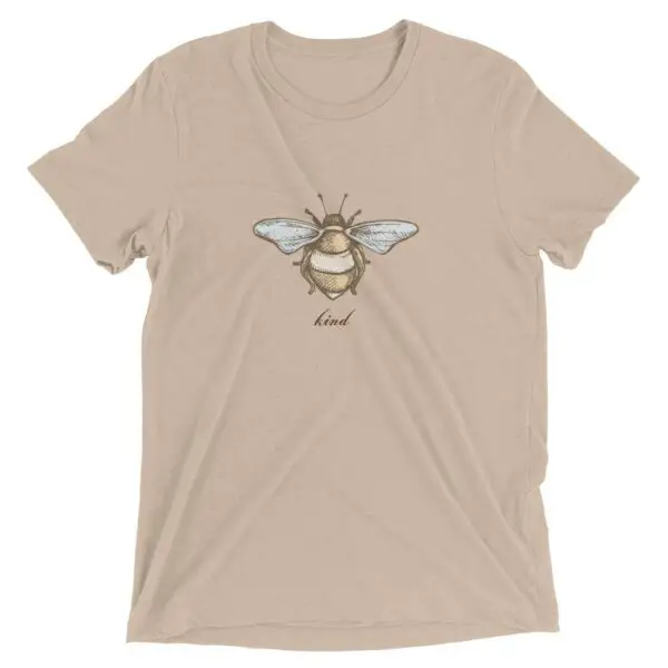 Bee Kind Vintage Bee Illustration Short sleeve t-shirt
