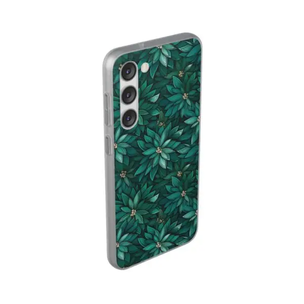 Viridian Flower Flex Phone Case for Iphone, Samsung and Google Pixel - Image 220