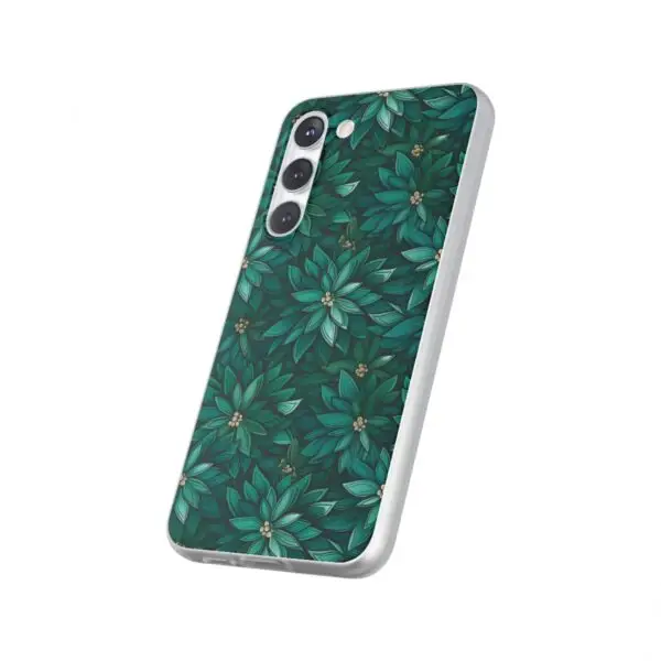 Viridian Flower Flex Phone Case for Iphone, Samsung and Google Pixel - Image 221