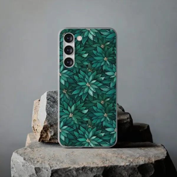 Viridian Flower Flex Phone Case for Iphone, Samsung and Google Pixel - Image 223