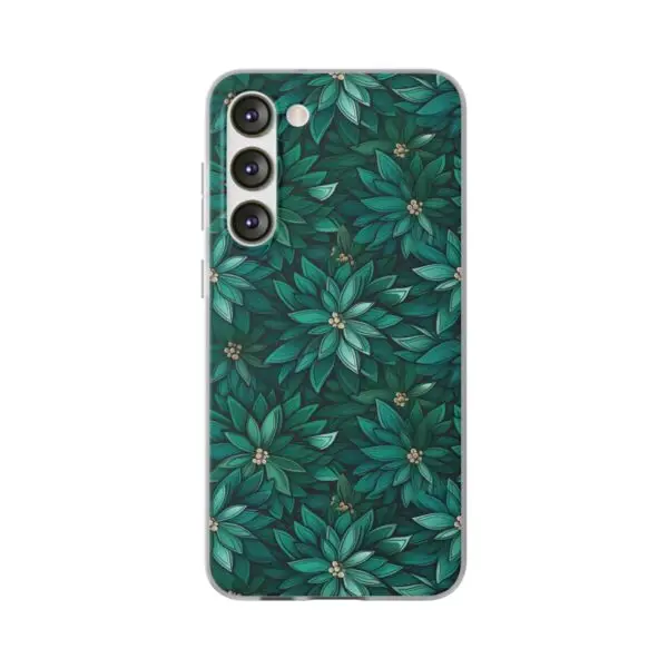 Viridian Flower Flex Phone Case for Iphone, Samsung and Google Pixel - Image 218