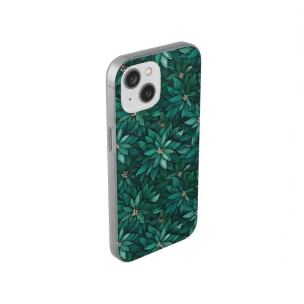 Viridian Flower Flex Phone Case for Iphone, Samsung and Google Pixel - Image 92