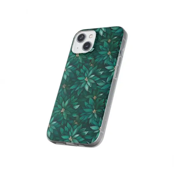 Viridian Flower Flex Phone Case for Iphone, Samsung and Google Pixel - Image 93