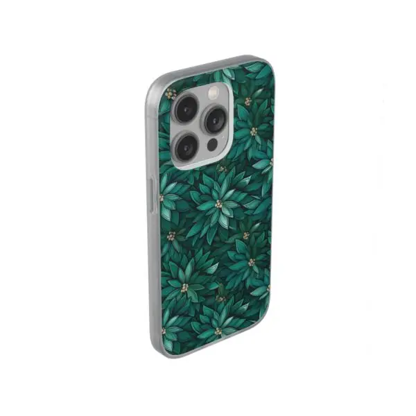 Viridian Flower Flex Phone Case for Iphone, Samsung and Google Pixel - Image 99