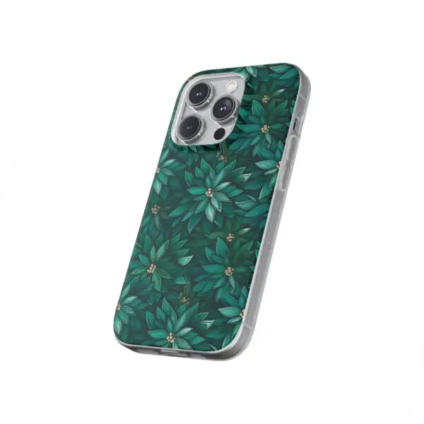 Viridian Flower Flex Phone Case for Iphone, Samsung and Google Pixel - Image 100