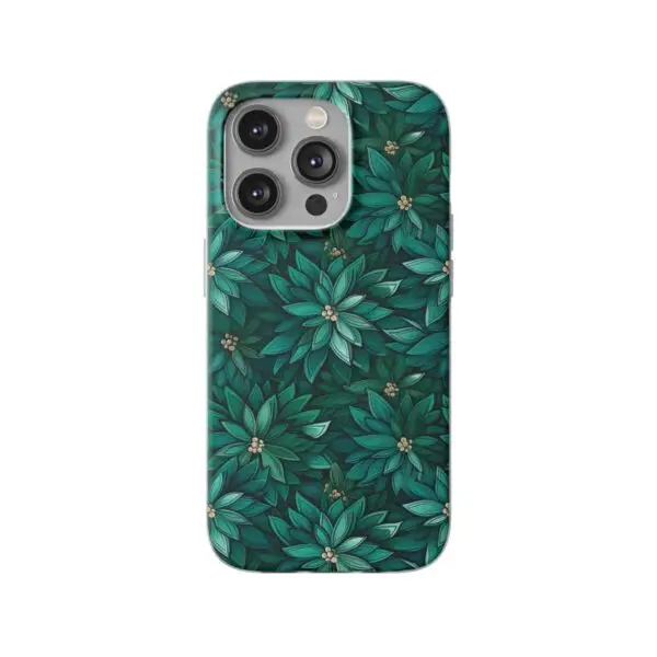 Viridian Flower Flex Phone Case for Iphone, Samsung and Google Pixel - Image 97