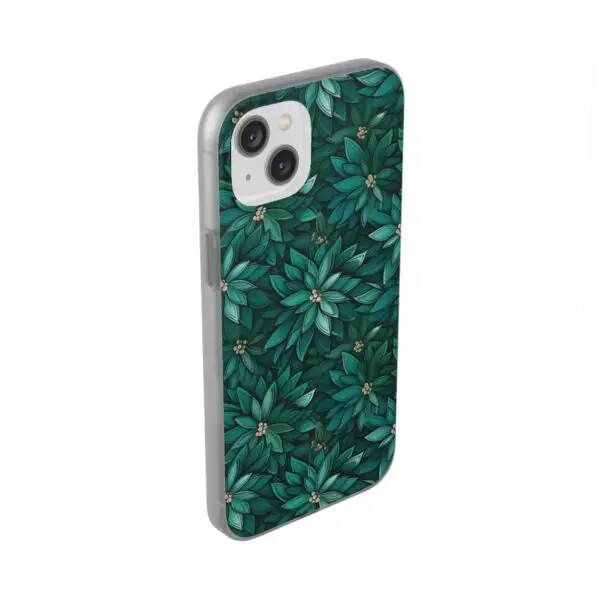 Viridian Flower Flex Phone Case for Iphone, Samsung and Google Pixel - Image 106