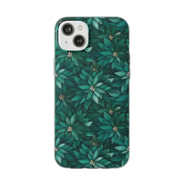 Viridian Flower Flex Phone Case for Iphone, Samsung and Google Pixel - Image 104