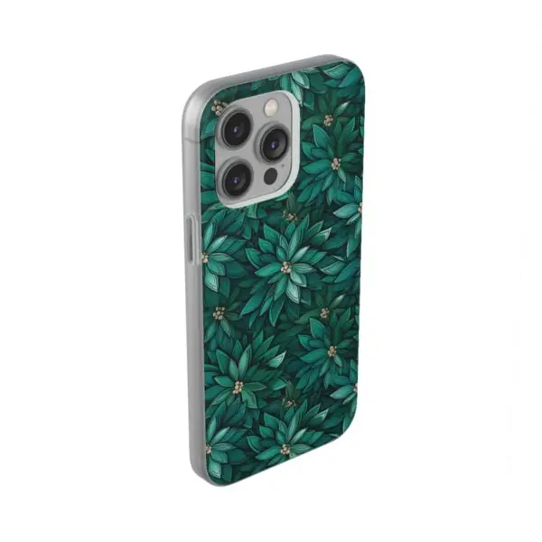 Viridian Flower Flex Phone Case for Iphone, Samsung and Google Pixel - Image 113