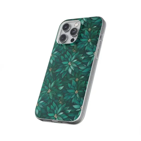 Viridian Flower Flex Phone Case for Iphone, Samsung and Google Pixel - Image 114