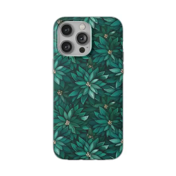 Viridian Flower Flex Phone Case for Iphone, Samsung and Google Pixel - Image 111