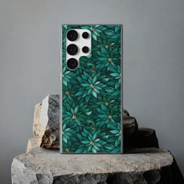 Viridian Flower Flex Phone Case for Iphone, Samsung and Google Pixel - Image 282