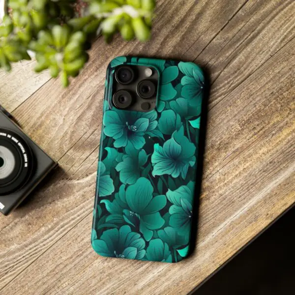 Viridian Elegance Slim Phone Case for Samsung, Iphone and Google Pixel - Image 62