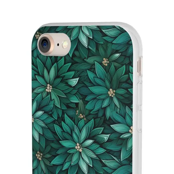 Viridian Flower Flex Phone Case for Iphone, Samsung and Google Pixel - Image 79
