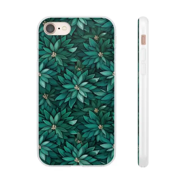 Viridian Flower Flex Phone Case for Iphone, Samsung and Google Pixel - Image 78