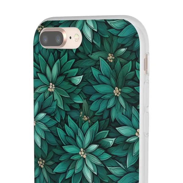 Viridian Flower Flex Phone Case for Iphone, Samsung and Google Pixel - Image 82