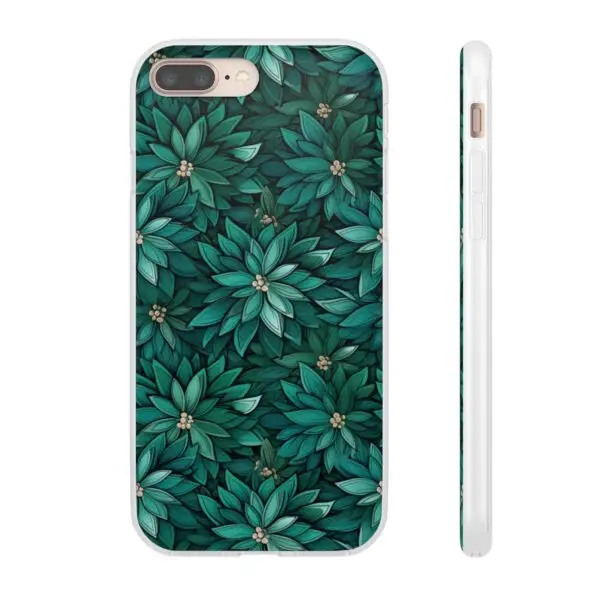 Viridian Flower Flex Phone Case for Iphone, Samsung and Google Pixel - Image 81