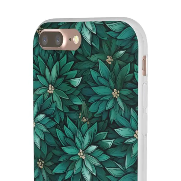 Viridian Flower Flex Phone Case for Iphone, Samsung and Google Pixel - Image 88