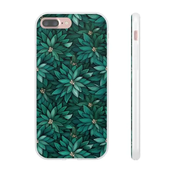 Viridian Flower Flex Phone Case for Iphone, Samsung and Google Pixel - Image 87