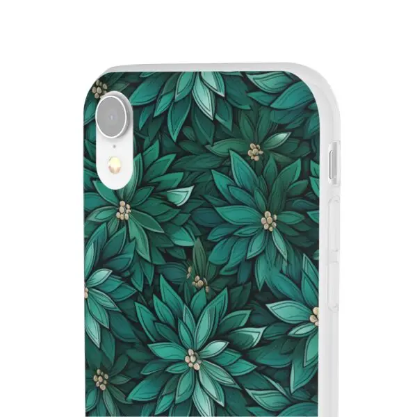 Viridian Flower Flex Phone Case for Iphone, Samsung and Google Pixel - Image 70