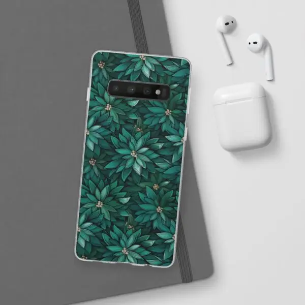 Viridian Flower Flex Phone Case for Iphone, Samsung and Google Pixel - Image 253