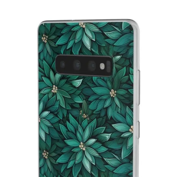 Viridian Flower Flex Phone Case for Iphone, Samsung and Google Pixel - Image 258