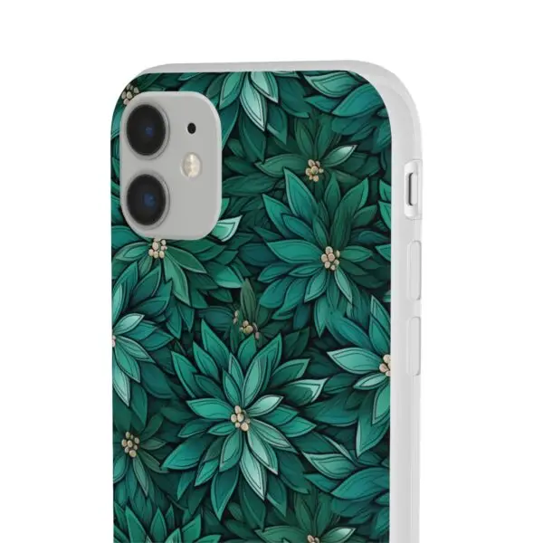Viridian Flower Flex Phone Case for Iphone, Samsung and Google Pixel - Image 58