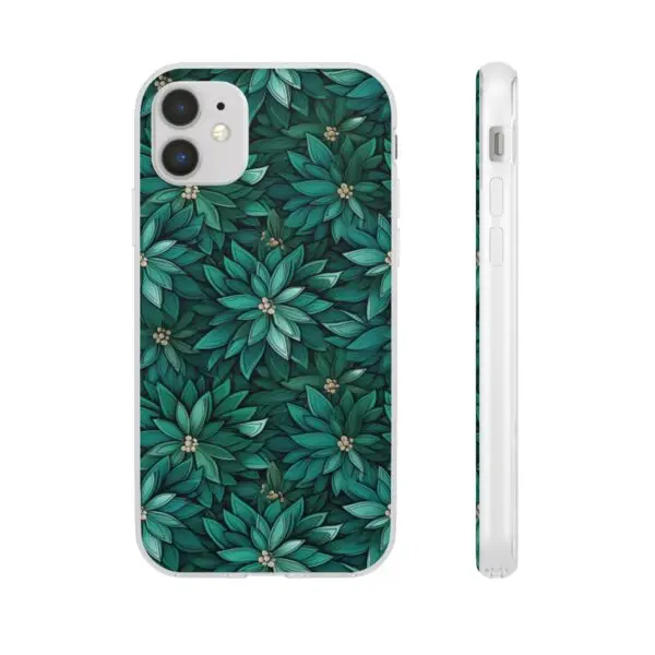 Viridian Flower Flex Phone Case for Iphone, Samsung and Google Pixel - Image 57