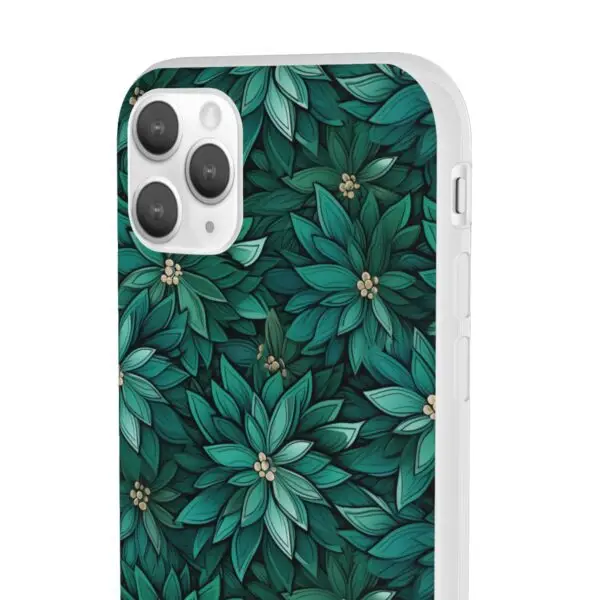Viridian Flower Flex Phone Case for Iphone, Samsung and Google Pixel - Image 64