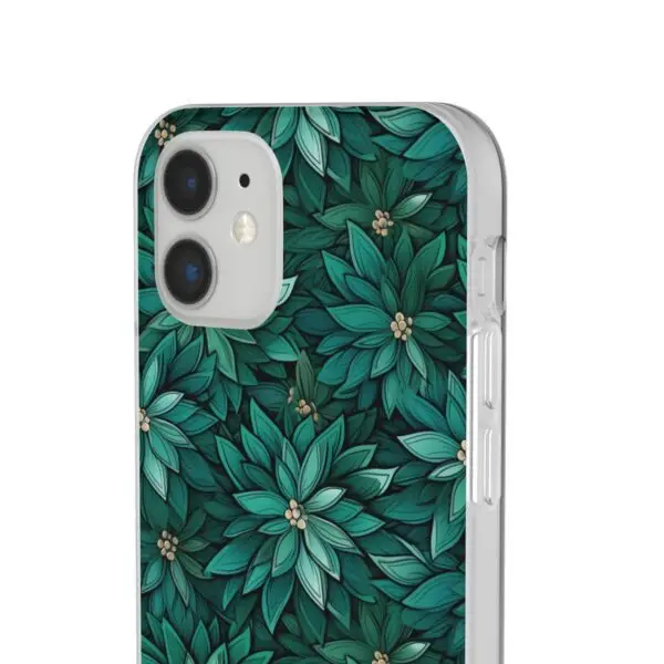 Viridian Flower Flex Phone Case for Iphone, Samsung and Google Pixel - Image 49