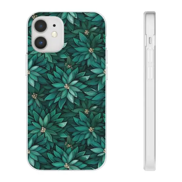 Viridian Flower Flex Phone Case for Iphone, Samsung and Google Pixel - Image 48