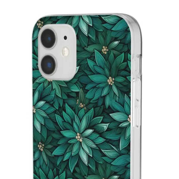 Viridian Flower Flex Phone Case for Iphone, Samsung and Google Pixel - Image 46