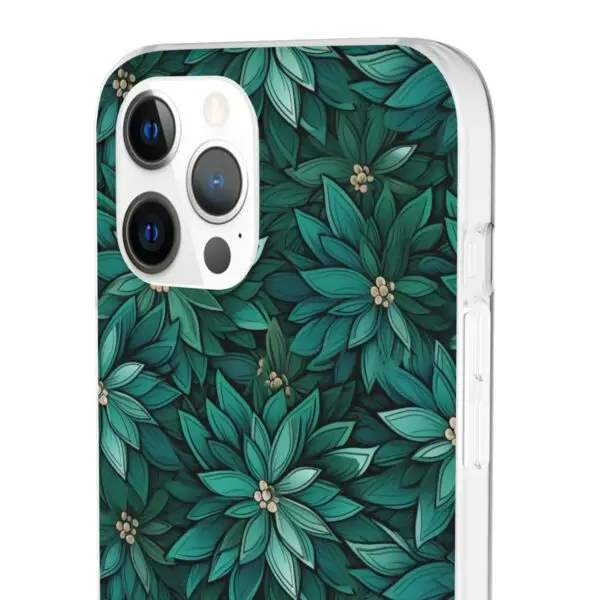 Viridian Flower Flex Phone Case for Iphone, Samsung and Google Pixel - Image 55