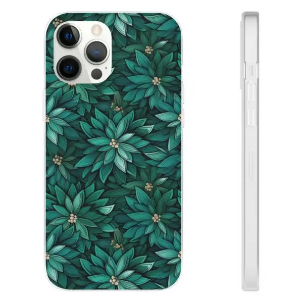 Viridian Flower Flex Phone Case for Iphone, Samsung and Google Pixel - Image 54