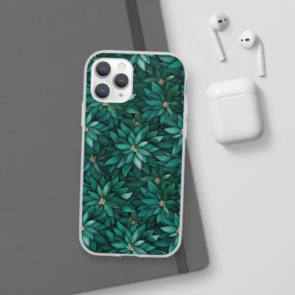 Viridian Flower Flex Phone Case for Iphone, Samsung and Google Pixel - Image 162