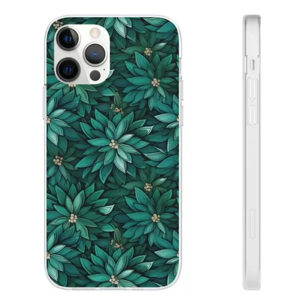 Viridian Flower Flex Phone Case for Iphone, Samsung and Google Pixel - Image 148
