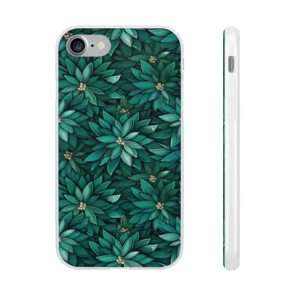 Viridian Flower Flex Phone Case for Iphone, Samsung and Google Pixel - Image 198