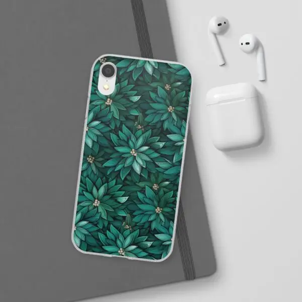 Viridian Flower Flex Phone Case for Iphone, Samsung and Google Pixel - Image 174