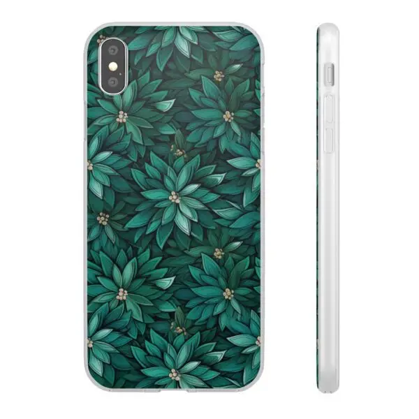 Viridian Flower Flex Phone Case for Iphone, Samsung and Google Pixel - Image 186