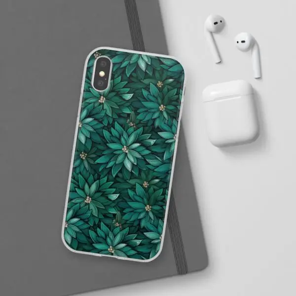 Viridian Flower Flex Phone Case for Iphone, Samsung and Google Pixel - Image 184
