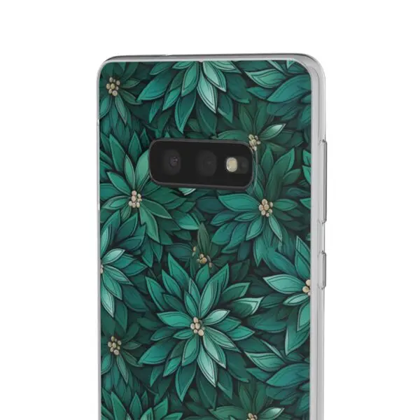 Viridian Flower Flex Phone Case for Iphone, Samsung and Google Pixel - Image 35