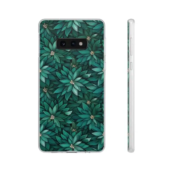Viridian Flower Flex Phone Case for Iphone, Samsung and Google Pixel - Image 34