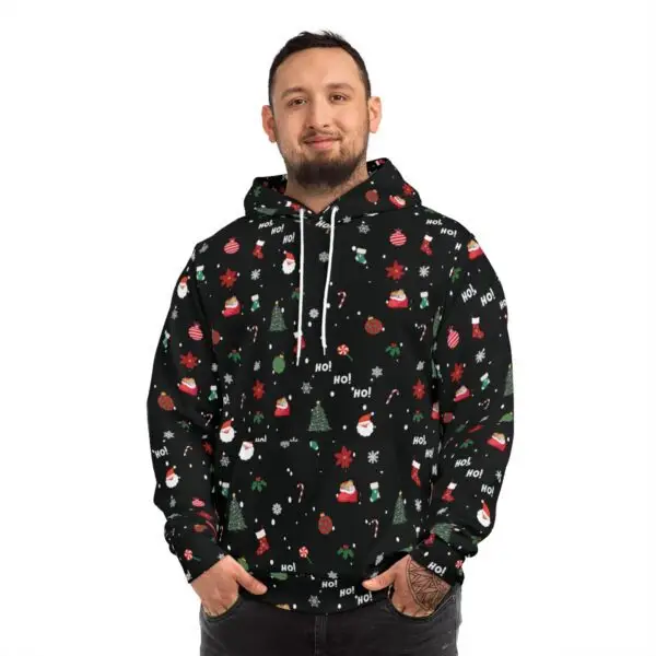 Festive Elegance Christmas All-Over-Print Hoodie - Image 3