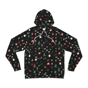 Festive Elegance Christmas All-Over-Print Hoodie
