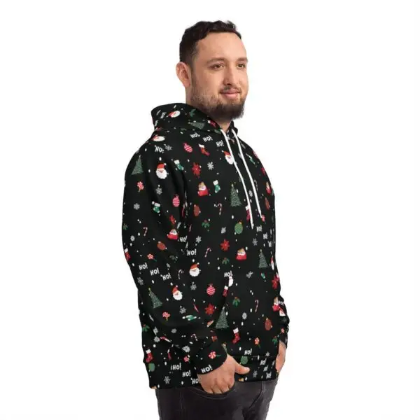 Festive Elegance Christmas All-Over-Print Hoodie - Image 5