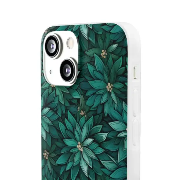 Viridian Flower Flex Phone Case for Iphone, Samsung and Google Pixel - Image 123