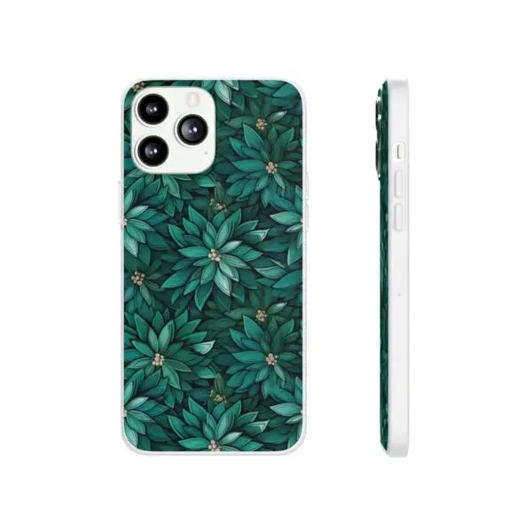 Viridian Flower Flex Phone Case for Iphone, Samsung and Google Pixel - Image 136